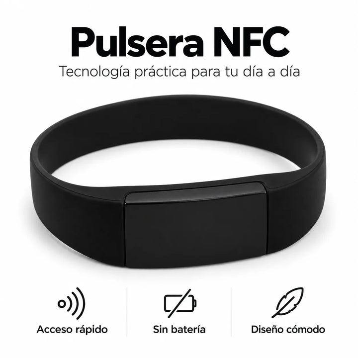 Pulsera NFC Codificable – Lleva tu Enlace Siempre Contigo