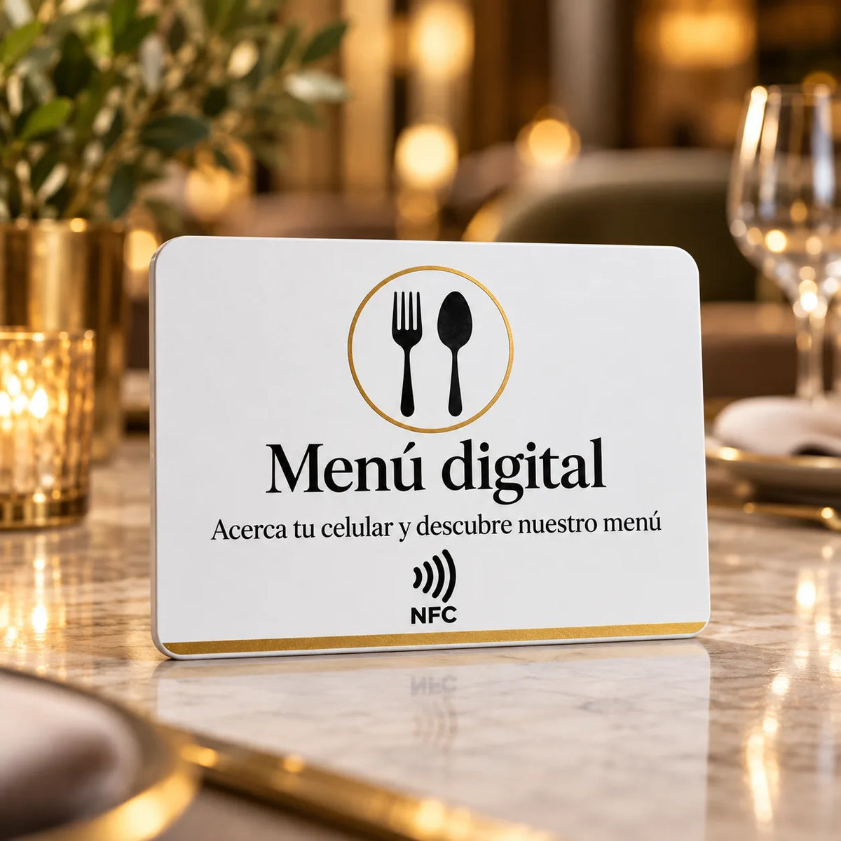 Tarjeta NFC para Menú Digital | Smartoken Chile · 4