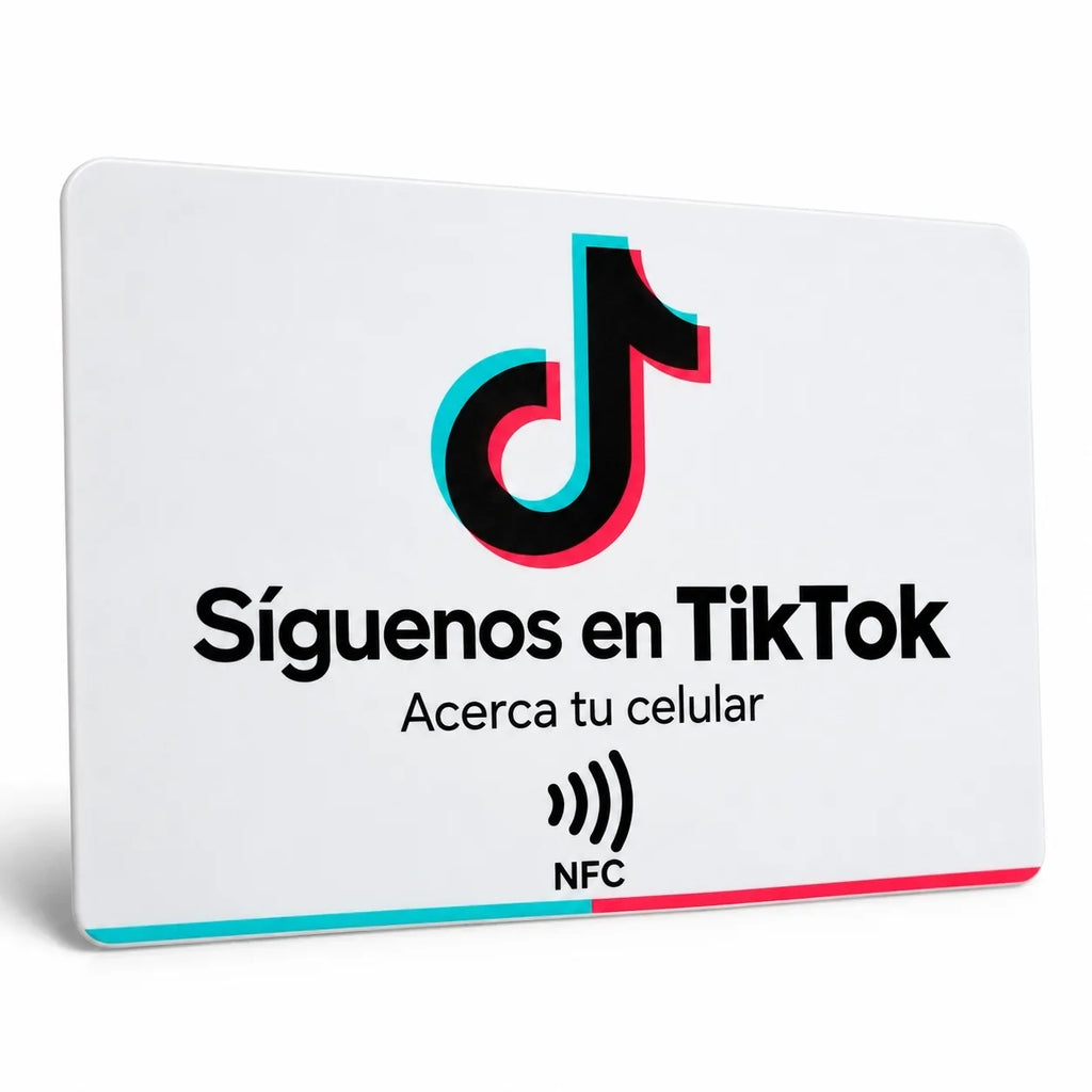 Letrero NFC para TikTok – Acceso Directo a tu Perfil · 6