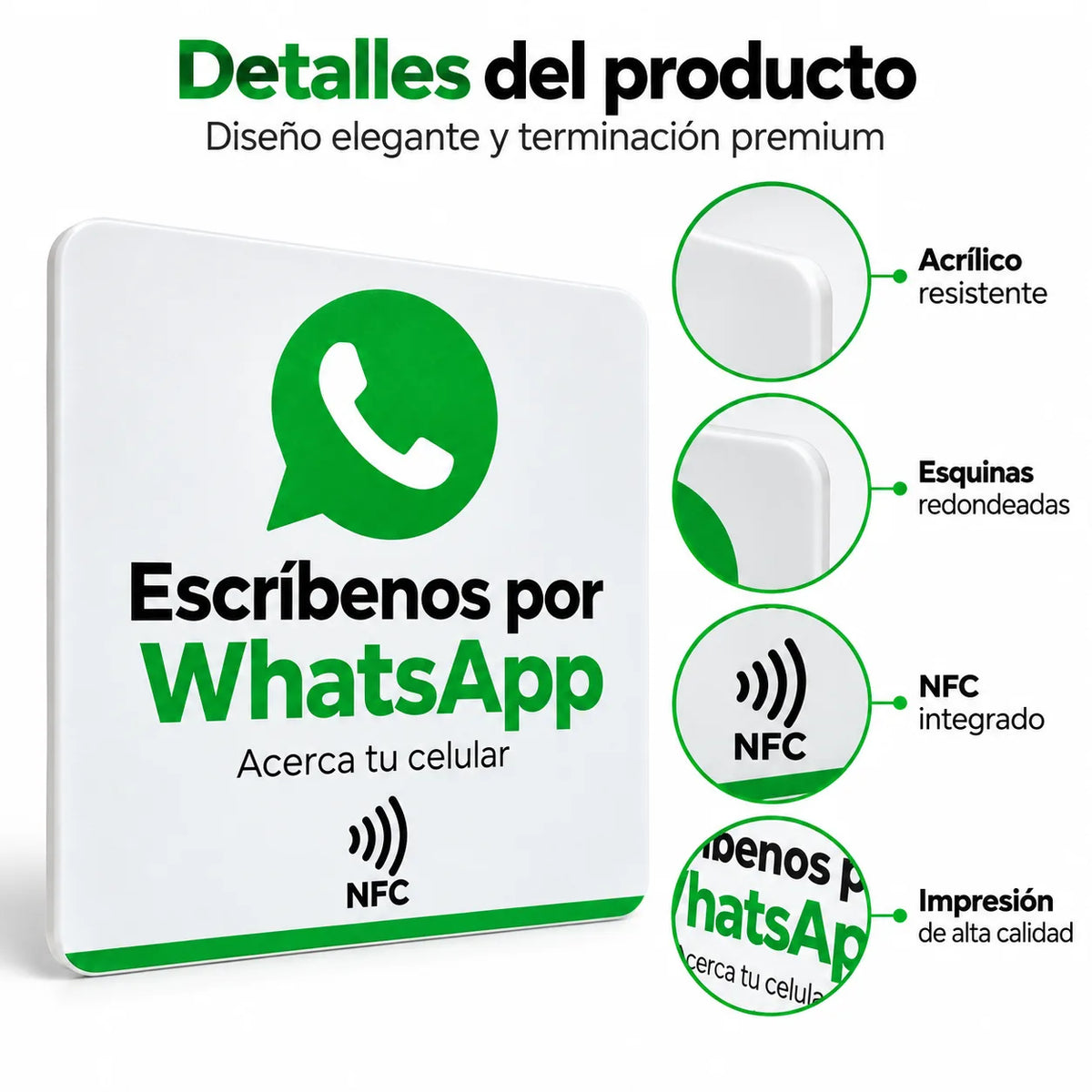 Letrero NFC para WhatsApp – Acceso Directo a tu Chat · 2