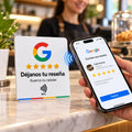Letrero NFC para Reseñas de Google – Acceso Directo